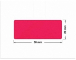 PLOMBA CZERWONA SATYNA VOIDOPEN A-395V3 prostokąt 50x20mm