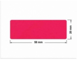 PLOMBA CZERWONA SATYNA VOIDOPEN A-395V3 prostokąt 58x20mm