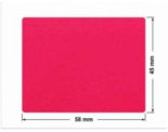 PLOMBA CZERWONA SATYNA VOIDOPEN A-395V3 prostokąt 58x45mm