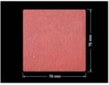 PLOMBA CZERWONA SATYNA VOIDOPEN A-395V3 kwadrat 76x76mm