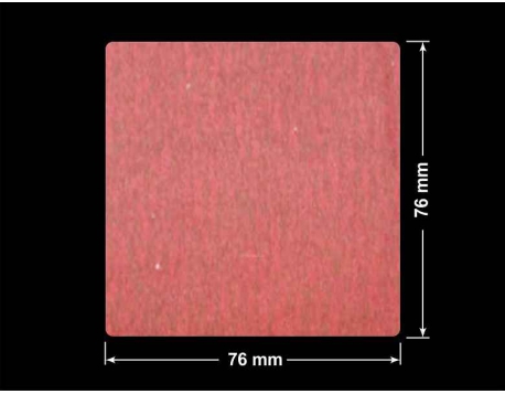 PLOMBA CZERWONA SATYNA VOIDOPEN A-395V3 kwadrat 76x76mm