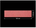 PLOMBA CZERWONA SATYNA VOIDOPEN A-395V3 prostokąt 120x30mm