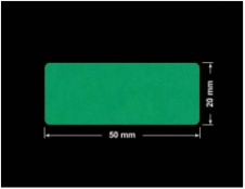 PLOMBA ZIELONA MAT VOIDOPEN A-34HV3 prostokąt 50x20mm