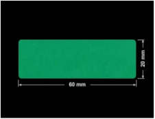 PLOMBA ZIELONA MAT VOIDOPEN A-34HV3 prostokąt 60x20mm