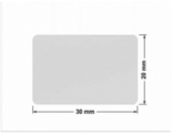 PLOMBA SREBRNA PÓŁPOŁYSK VOID T-34102 prostokąt 30x20mm