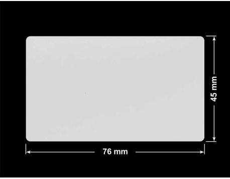 PLOMBA SREBRNA PÓŁPOŁYSK VOID T-34102 prostokąt 76x45mm