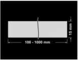 PLOMBA SREBRNA PÓŁPOŁYSK VOID T-34102 banderola 100x15mm