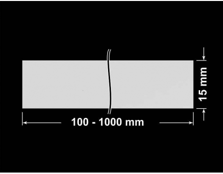 PLOMBA SREBRNA PÓŁPOŁYSK VOID T-34102 banderola 100x15mm