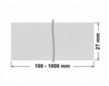 PLOMBA SREBRNA PÓŁPOŁYSK VOID T-34102 banderola 100x27mm