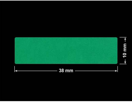 PLOMBA ZIELONE MATOWA VOIDOPEN B-34HV3 prostokąt 38x10mm