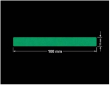 PLOMBA ZIELONE MATOWA VOIDOPEN B-34HV3 prostokąt 100x10mm
