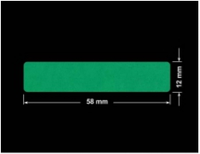 PLOMBA ZIELONE MATOWA VOIDOPEN B-34HV3 prostokąt 58x12mm