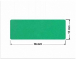 PLOMBA ZIELONE MATOWA VOIDOPEN B-34HV3 prostokąt 36x13mm