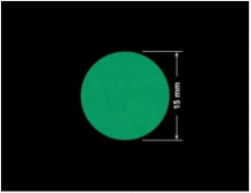 PLOMBA ZIELONE MATOWA VOIDOPEN B-34HV3 kółko 15mm