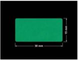 PLOMBA ZIELONE MATOWA VOIDOPEN B-34HV3 prostokąt 30x15mm