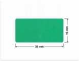 PLOMBA ZIELONE MATOWA VOIDOPEN B-34HV3 prostokąt 30x15mm