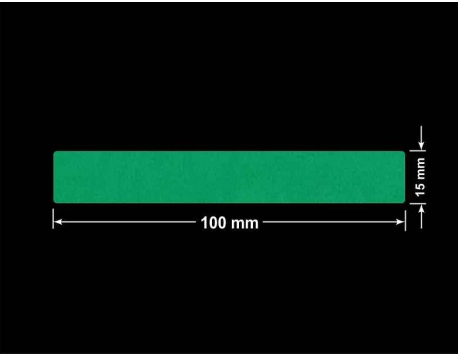 PLOMBA ZIELONE MATOWA VOIDOPEN B-34HV3 prostokąt 100x15mm