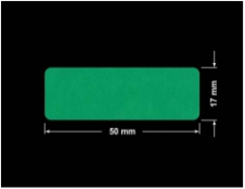 PLOMBA ZIELONE MATOWA VOIDOPEN B-34HV3 prostokąt 50x17mm