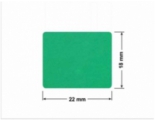 PLOMBA ZIELONE MATOWA VOIDOPEN B-34HV3 prostokąt 22x18mm