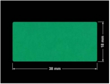 PLOMBA ZIELONE MATOWA VOIDOPEN B-34HV3 prostokąt 38x18mm