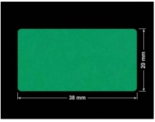 PLOMBA ZIELONE MATOWA VOIDOPEN B-34HV3 prostokąt 38x20mm