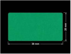 PLOMBA ZIELONE MATOWA VOIDOPEN B-34HV3 prostokąt 38x20mm