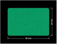 PLOMBA ZIELONE MATOWA VOIDOPEN B-34HV3 prostokąt 36x24mm