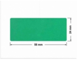 PLOMBA ZIELONE MATOWA VOIDOPEN B-34HV3 prostokąt 58x24mm