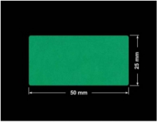 PLOMBA ZIELONE MATOWA VOIDOPEN B-34HV3 prostokąt 50x25mm