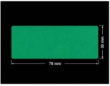 PLOMBA ZIELONE MATOWA VOIDOPEN B-34HV3 prostokąt 78x30mm