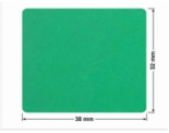 PLOMBA ZIELONE MATOWA VOIDOPEN B-34HV3 prostokąt 38x32mm