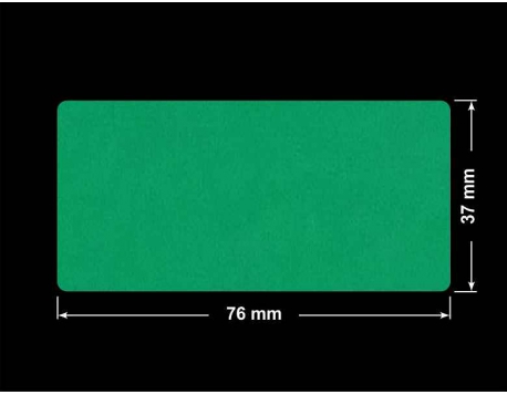 PLOMBA ZIELONE MATOWA VOIDOPEN B-34HV3 prostokąt 76x37mm