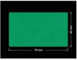 PLOMBA ZIELONE MATOWA VOIDOPEN B-34HV3 prostokąt 76x45mm