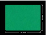 PLOMBA ZIELONE MATOWA VOIDOPEN B-34HV3 prostokąt 76x56mm
