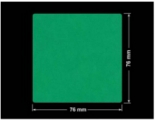 PLOMBA ZIELONE MATOWA VOIDOPEN B-34HV3 kwadrat 76x76mm