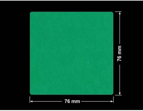 PLOMBA ZIELONE MATOWA VOIDOPEN B-34HV3 kwadrat 76x76mm