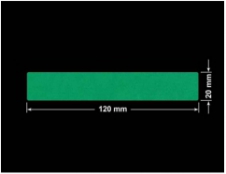 PLOMBA ZIELONE MATOWA VOIDOPEN B-34HV3 prostokąt 120x20mm