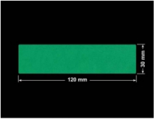 PLOMBA ZIELONE MATOWA VOIDOPEN B-34HV3 prostokąt 120x30mm