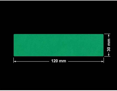 PLOMBA ZIELONE MATOWA VOIDOPEN B-34HV3 prostokąt 120x30mm